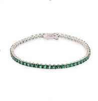 Bracelet in Or blanc Smeraldo 12910.00